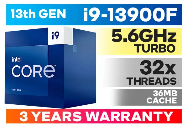 CPU Intel CORE i9-13900F Intel Core i9-13900F Desktop Processor 24 cores (8 P-cores + 16 E