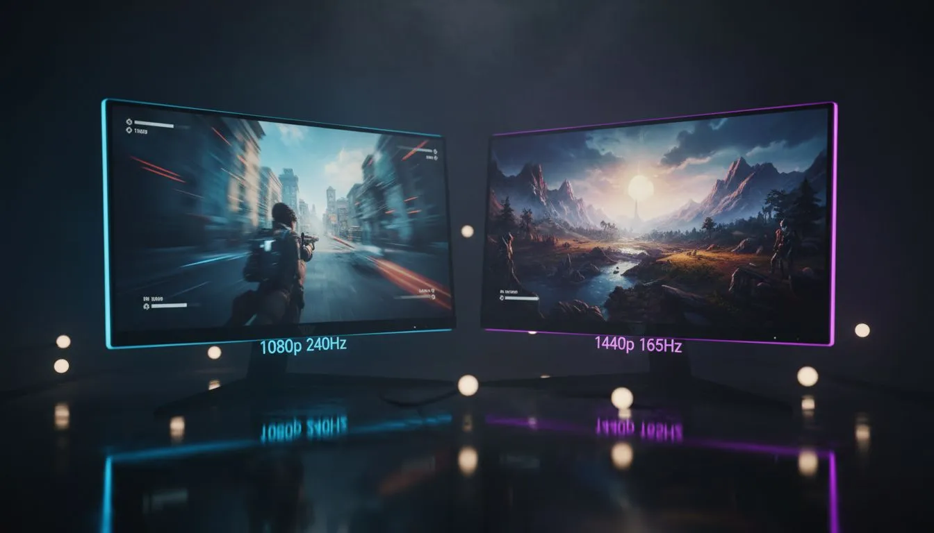 240Hz 1080p vs 165Hz 1440p