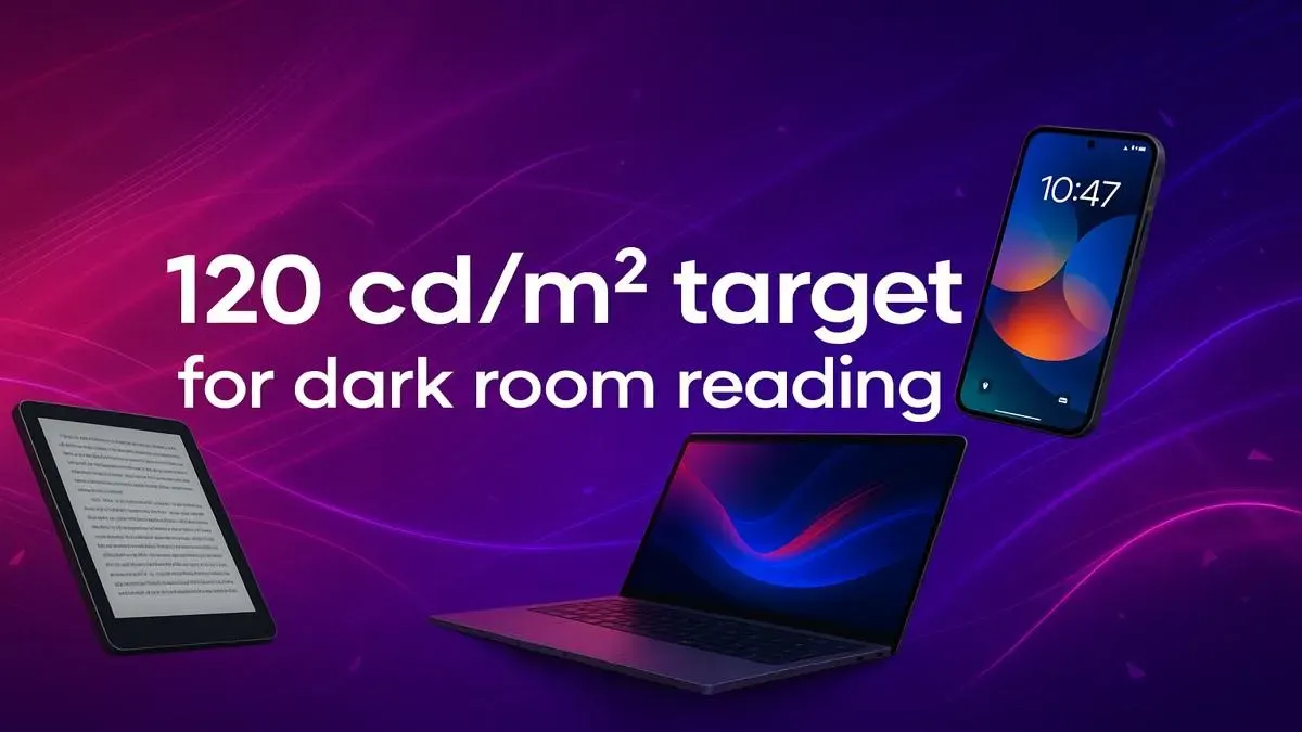 Dark Room Monitor Settings