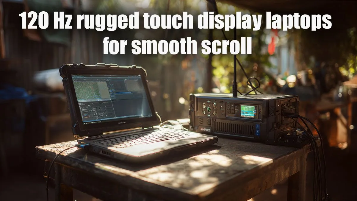 120 Hz Rugged Laptops for Smooth Scrolling