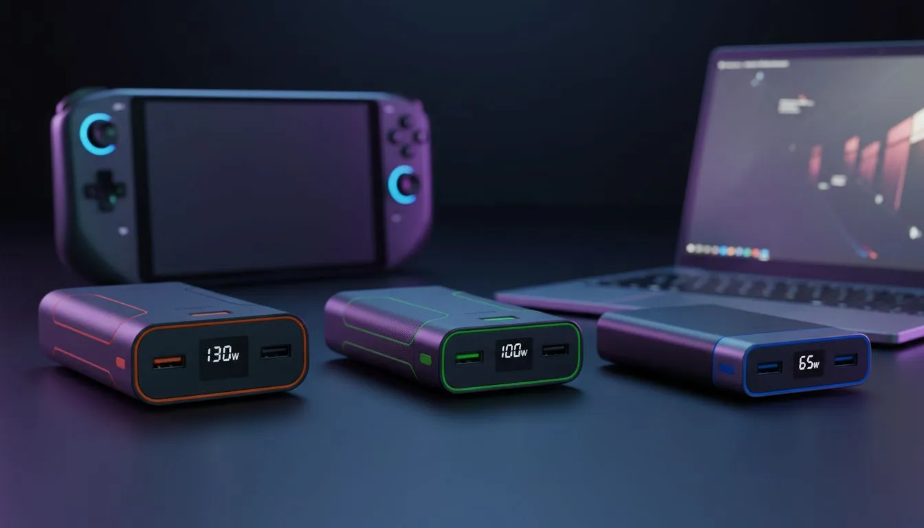 130W vs 100W vs 65W power banks