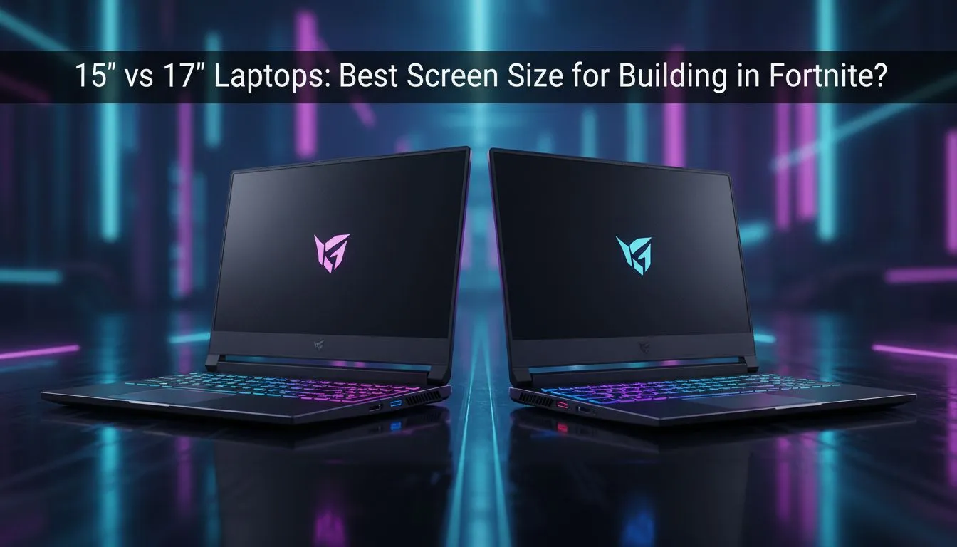 15 vs 17 Inch Laptops for Fortnite Building