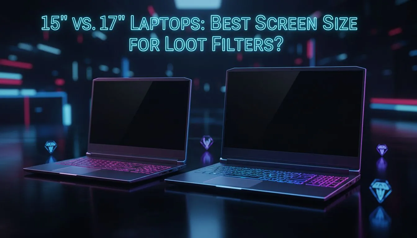 15 vs 17 Inch Laptops for Loot Filters