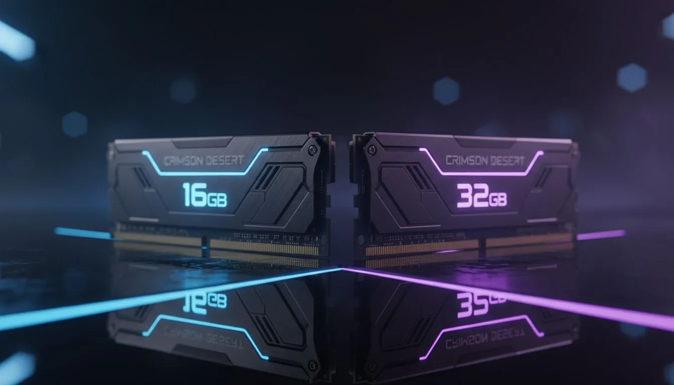 Crimson Desert RAM: 16GB vs 32GB