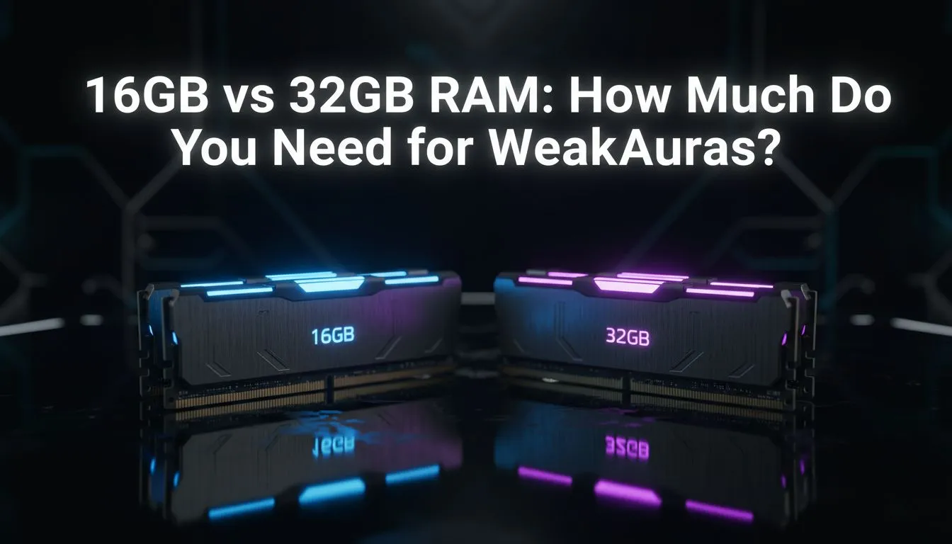 Optimize Your WoW Experience: RAM for WeakAuras