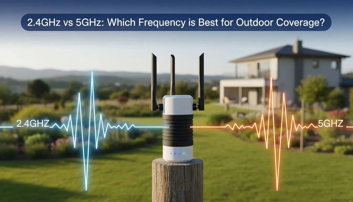 Choosing 2.4GHz or 5GHz Outdoors