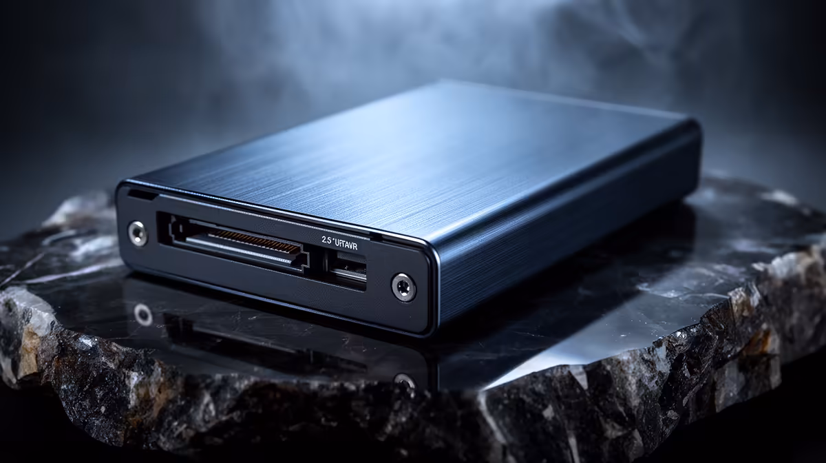 Tool-Free 2.5-inch SATA Enclosure Setup