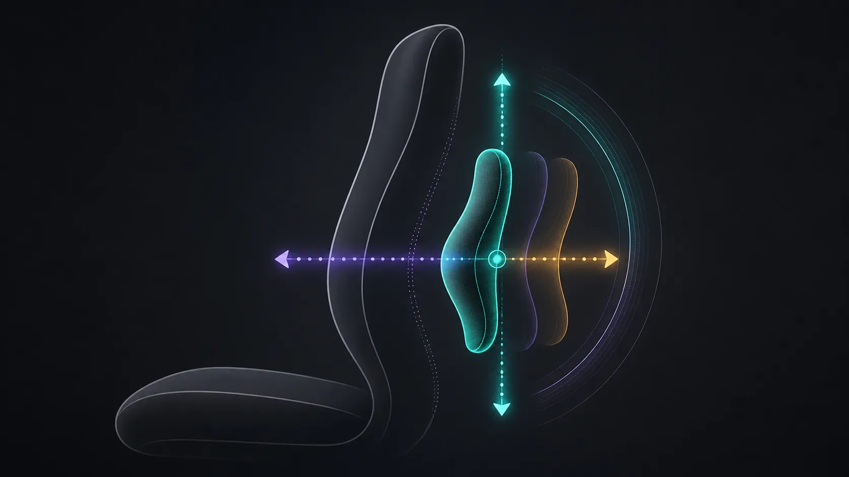 Abstract lumbar tracking diagram