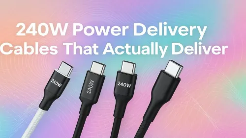 240W Power Delivery Cables That Actually Work