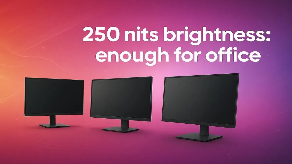 Evaluating 250 Nits for Office