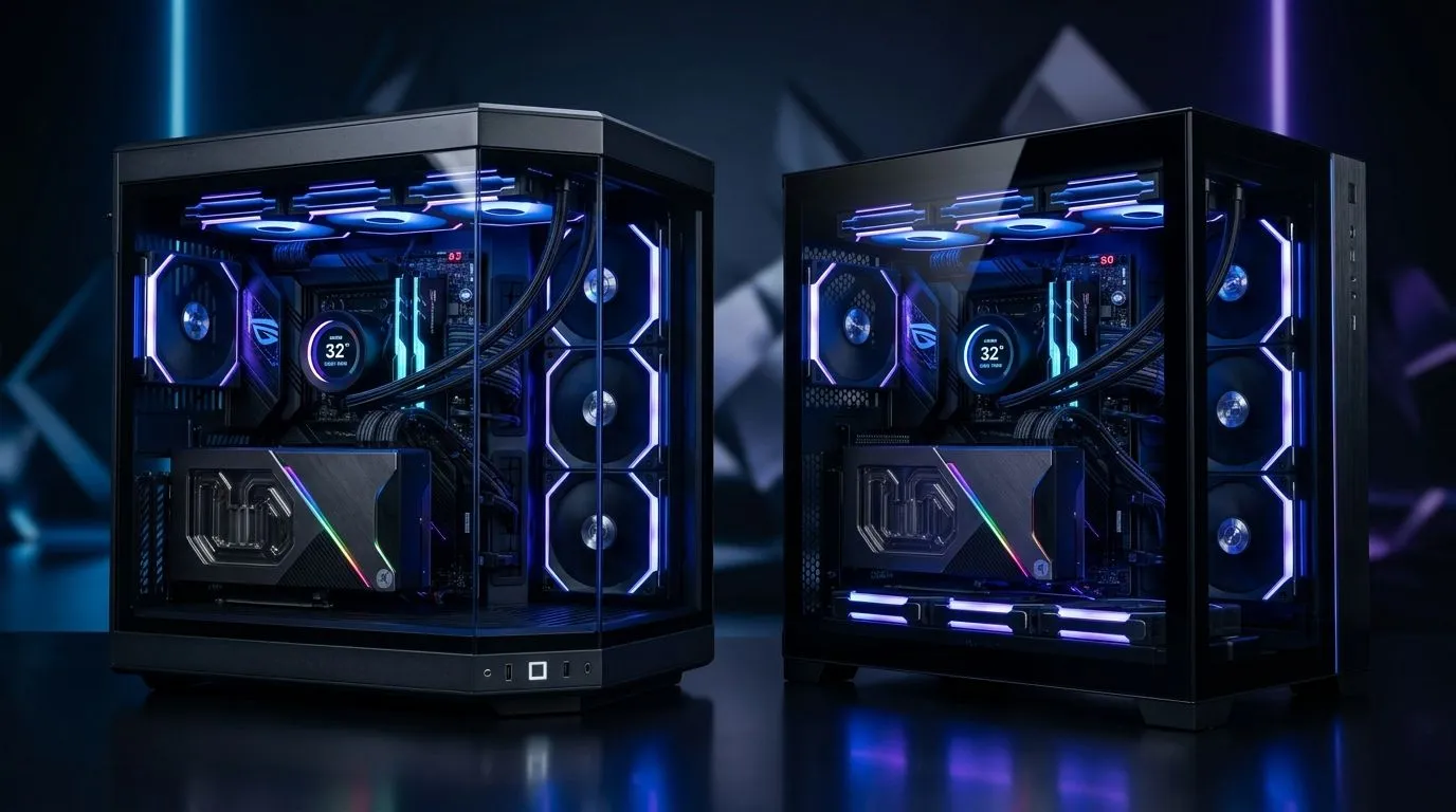 Visual clarity and thermal impact compared
