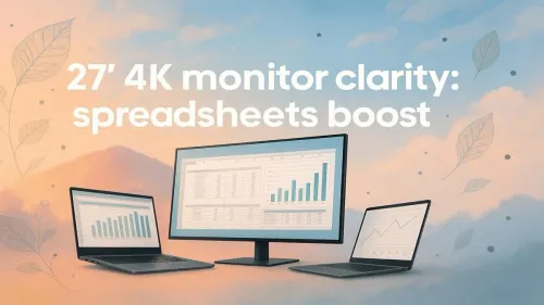 Best 27 Inch 4K Monitor for Spreadsheets: Ultimate Clarity