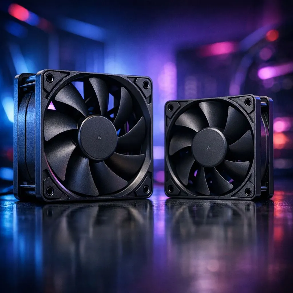 30mm vs 25mm Case Fans