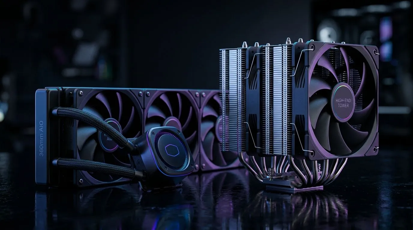 Rand-for-rand cooling: AIO or air tower?