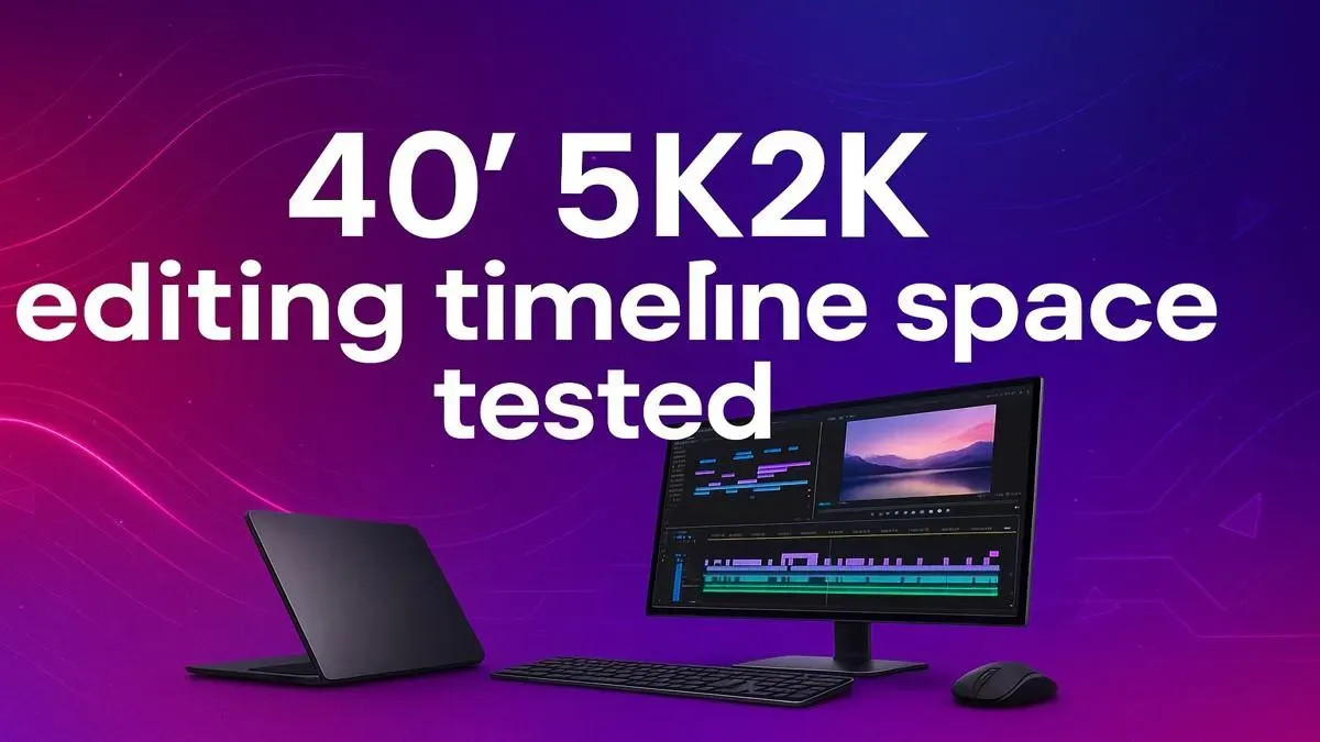 40-inch Monitor for 5K Editing