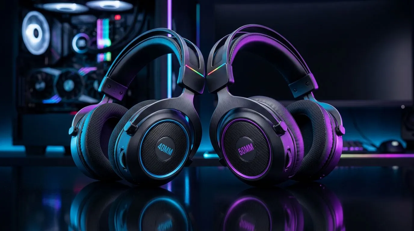 Driver size showdown: 40mm vs 50mm