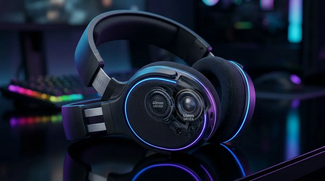 Do bigger headset drivers sound better?