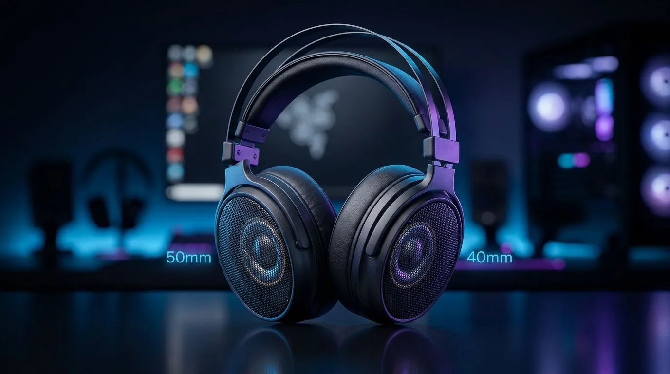 Do bigger headset drivers sound better?