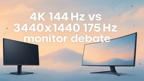 4K 144Hz vs Ultrawide 175Hz: Which Monitor Is Best For You?