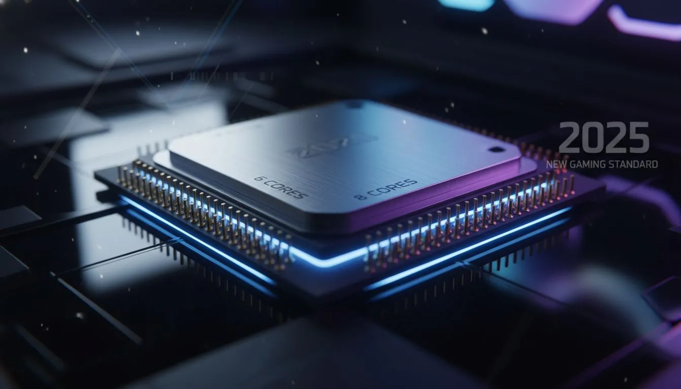 CPU Core Wars 2025 Edition 6 Cores Vs 8 Cores The New Gaming Standard For 202 Banner.webp