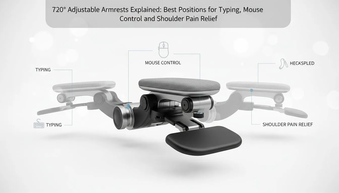 Best 720 Armrest Positions for Typing