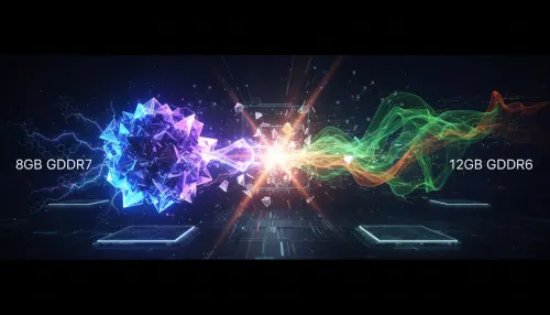 8GB GDDR7 vs 12GB GDDR6: Which Memory Performs Better?