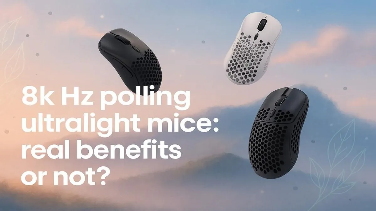 8K Hz Ultralight Mice Benefits | Does High Polling Rate Help? 🎯