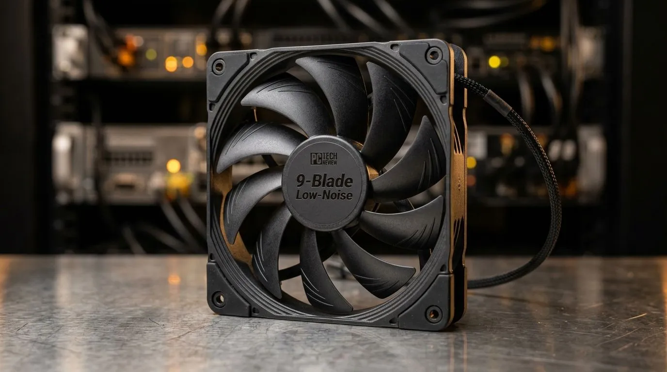 How fan geometry changes airflow and noise