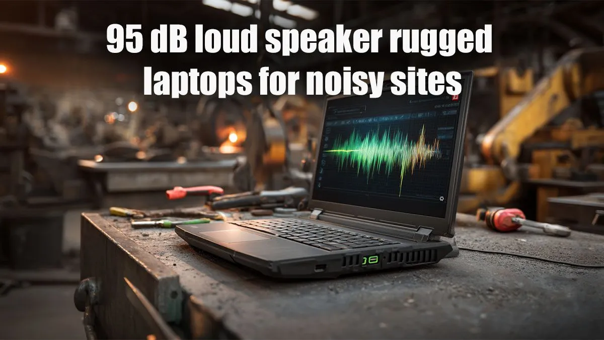 Loud Speaker Rugged Laptops
