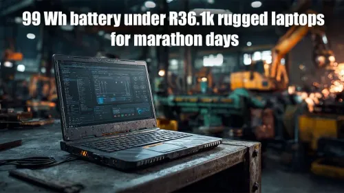 99Wh Battery Rugged Laptops Under R36.1K for All-Day Work