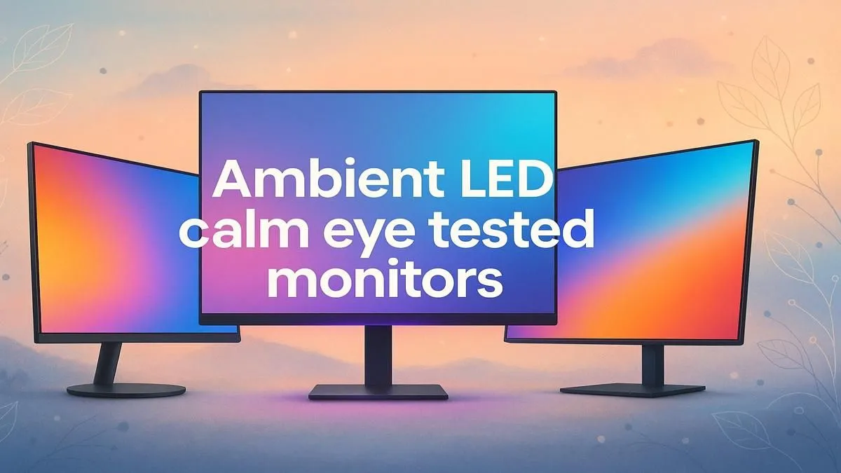 Ambient LED Monitors That Calm Your Eyes
