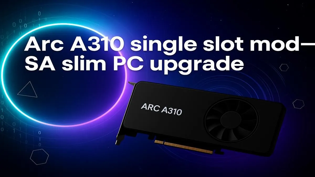 SLIM PC UPGRADE ARC A310 MOD