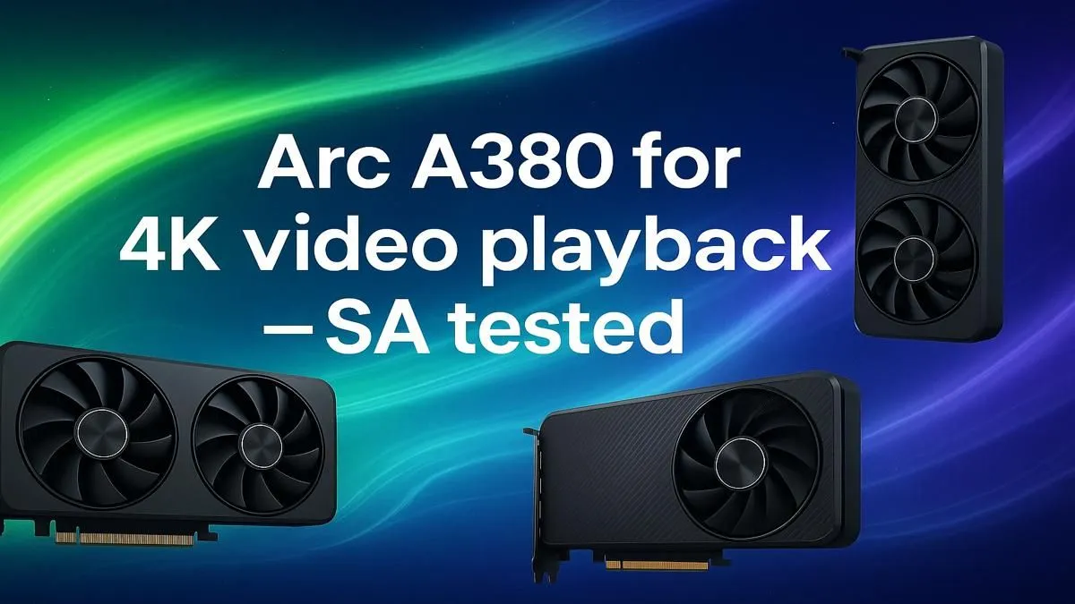 Arc A380 4K Playback Test | Evetech