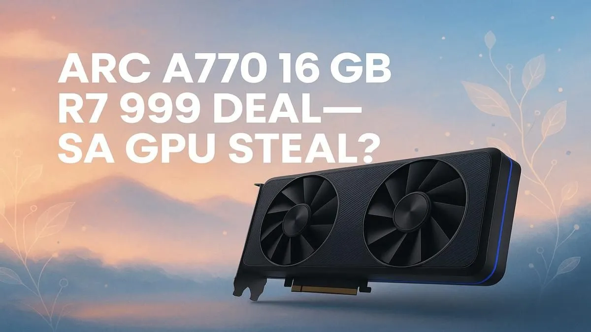 Arc A770 vs R7 999X Benchmarks | Evetech