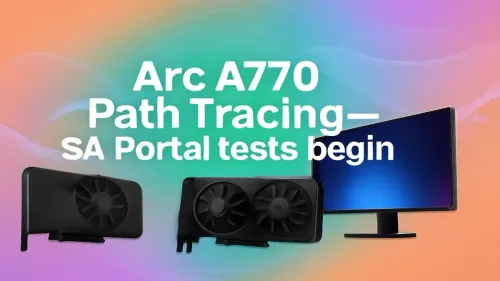 Arc A770 Path Tracing Brings Realistic Lighting to Local South Africa Benchmarks