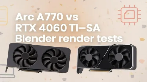 Arc A770 vs RTX 4060 Ti: Blender Benchmarks in South Africa