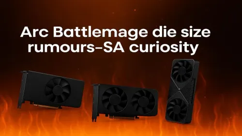 Arc Battlemage Die Size Revealed