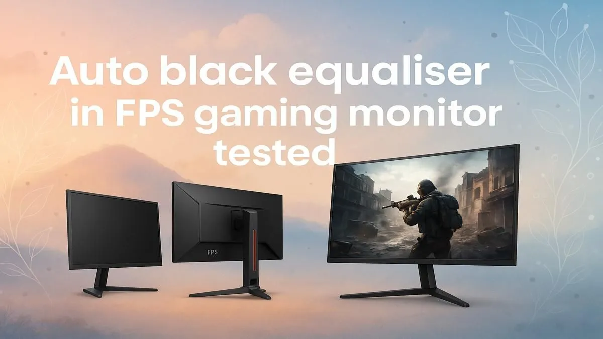 FPS Monitor Black Equalizer Test