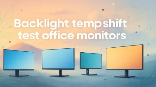 Optimizing Office Monitor Backlight Temperature Shift Testing