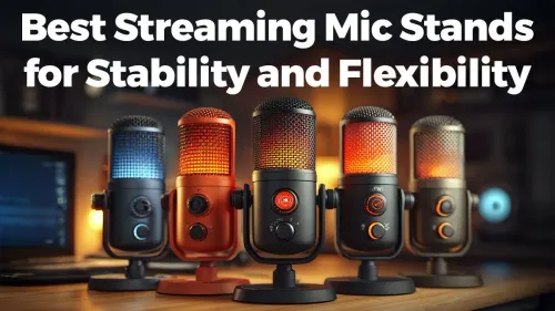 Streaming Mic Stands for Stability