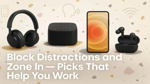 Block Distractions and Zone In With the Best Tech Picks