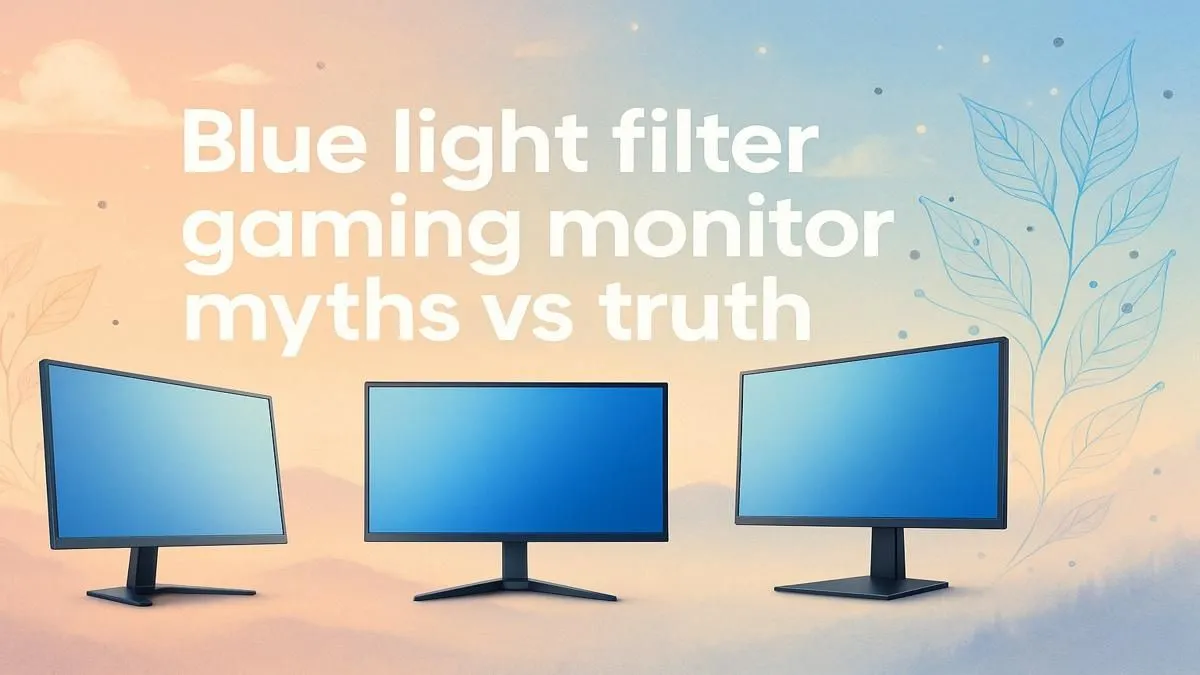 Gaming Monitor Blue Light Facts