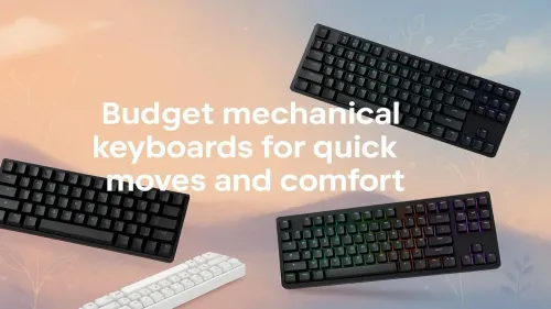 Best Budget Mechanical Keyboards for Fast Typing & Comfort