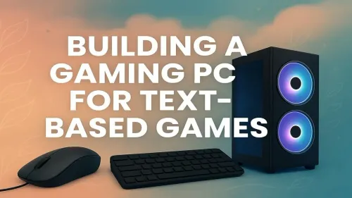 Best PC Build for Text-Based Games