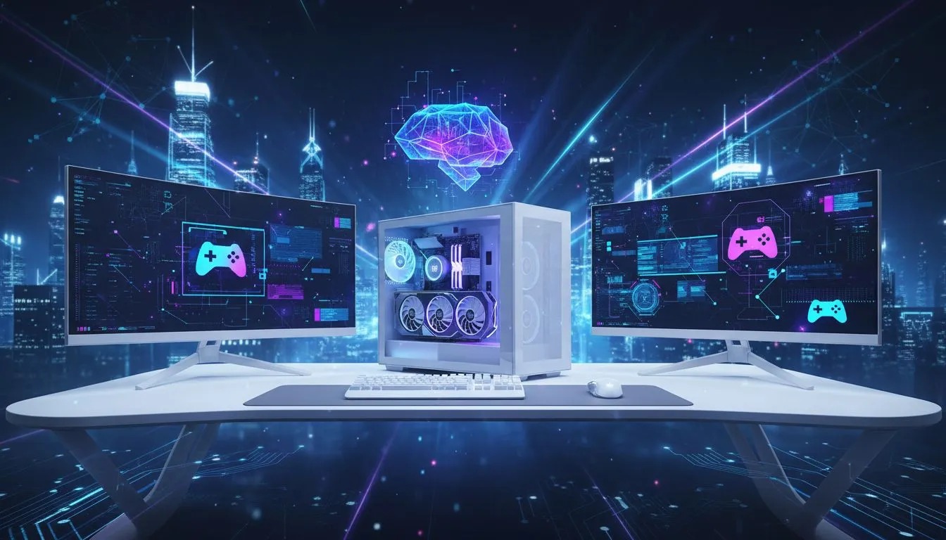 Perfect White RTX 5070 Trio Setup