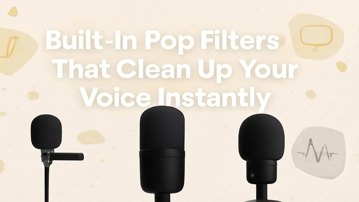 Top Pop Filters for Clear Voice Recording