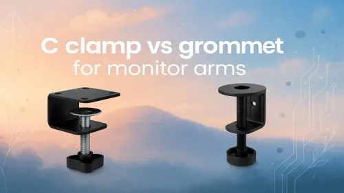 C Clamp vs Grommet: Which Monitor Arm Mount is Right for You?