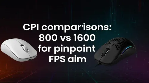CPI Comparison 800 vs 1600 for FPS Gaming