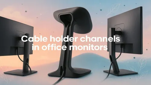 Monitor with Cable Management: Your Guide to a Tidy Desk