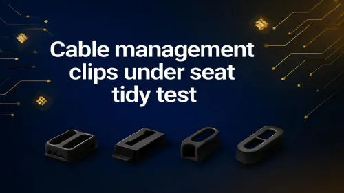 Under Seat Cable Clips | Cable Management Solutions